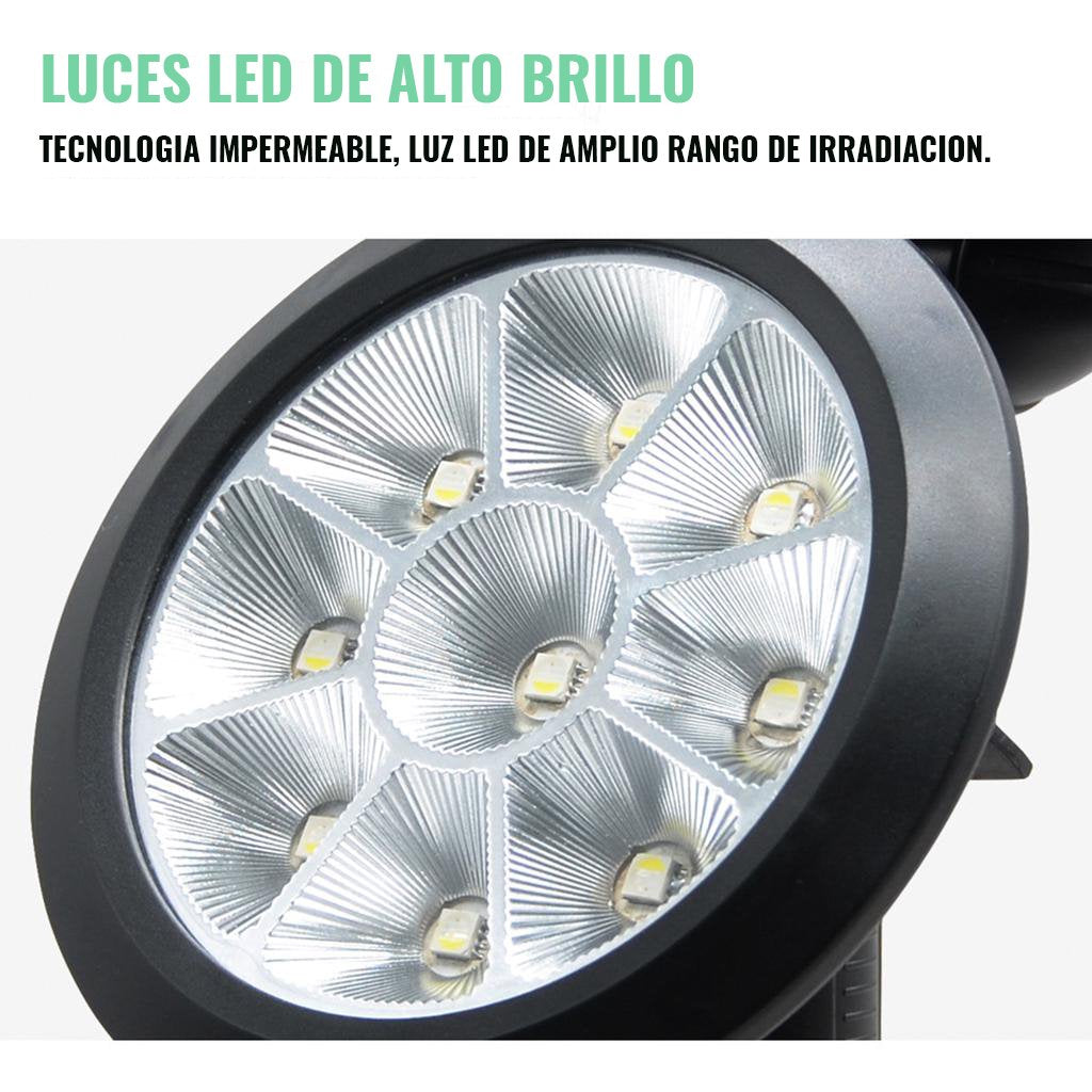 🌈⭐¡Ilumina tu Jardín con Estilo y Energía Solar! LÁMPARA SOLAR LED RGB